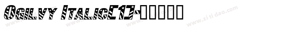 Ogilvy Italic(1)字体转换